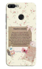 Hopeless Romantic Honor 9N Hard Case Back Cover by Casekaro