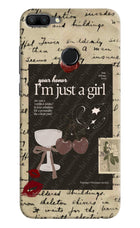 I am just a girl Honor 9N Hard Case Back Cover by Casekaro