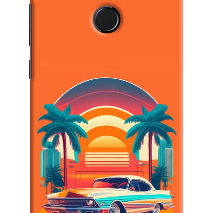 Palm Drive 80s Honor 9N Hard Case Back Cover by Casekaro
