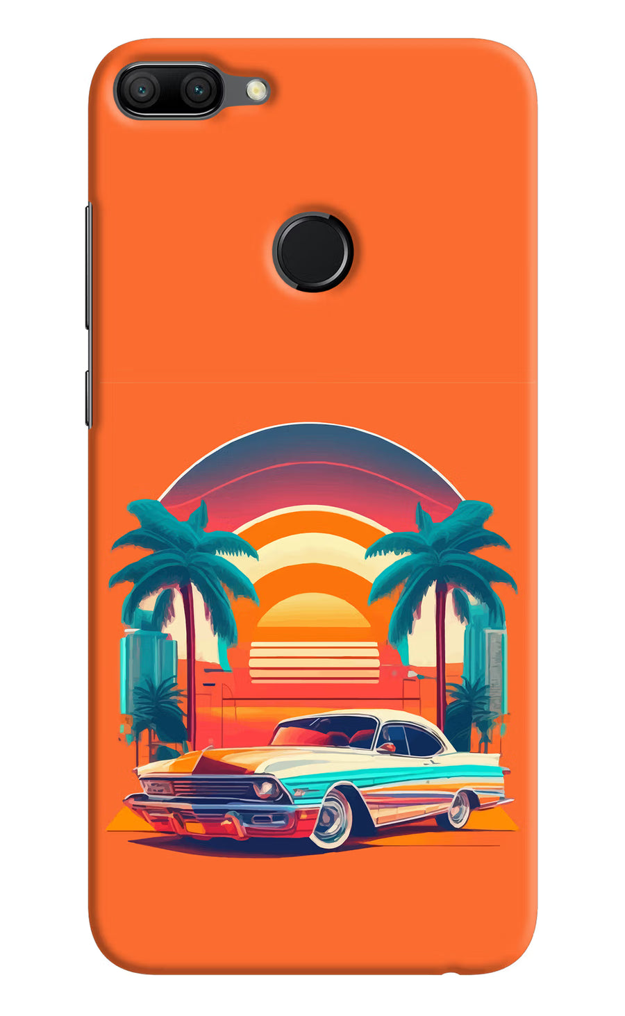 Palm Drive 80s Honor 9N Back Cover, Hard case