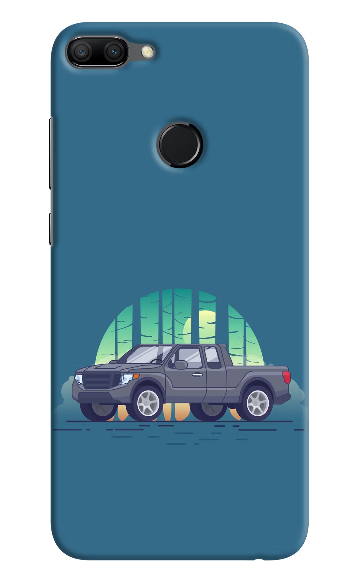 Retro Garage Vibe Honor 9N Hard Case Back Cover by Casekaro