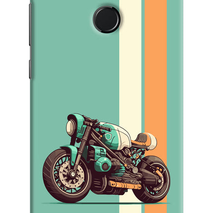Striped Moto Drift Honor 9N Hard Case Back Cover by Casekaro