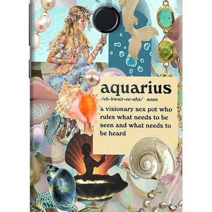Aquarius Zodiac Honor 9N Hard Case Back Cover by Casekaro