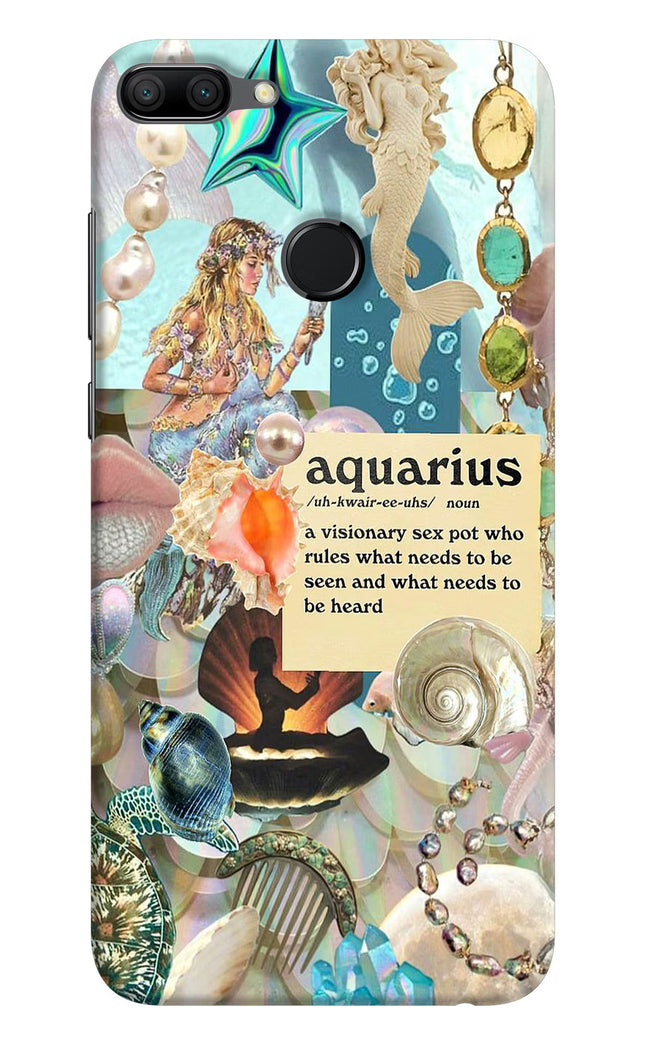 Aquarius Zodiac Honor 9N Hard Case Back Cover by Casekaro