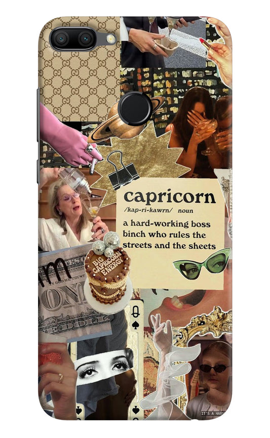 Capricorn Zodiac Honor 9N Hard Case Back Cover by Casekaro