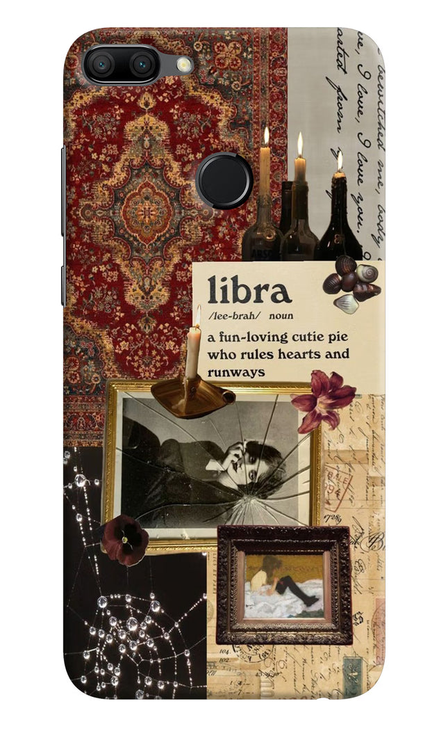 Libra Zodiac Honor 9N Hard Case Back Cover by Casekaro