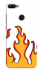 Fired Up – White Honor 9N Hard Case Back Cover by Casekaro