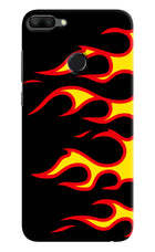 Side Sweep Flames Honor 9N Hard Case Back Cover by Casekaro