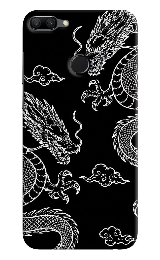 Twin Dragons Honor 9N Hard Case Back Cover by Casekaro