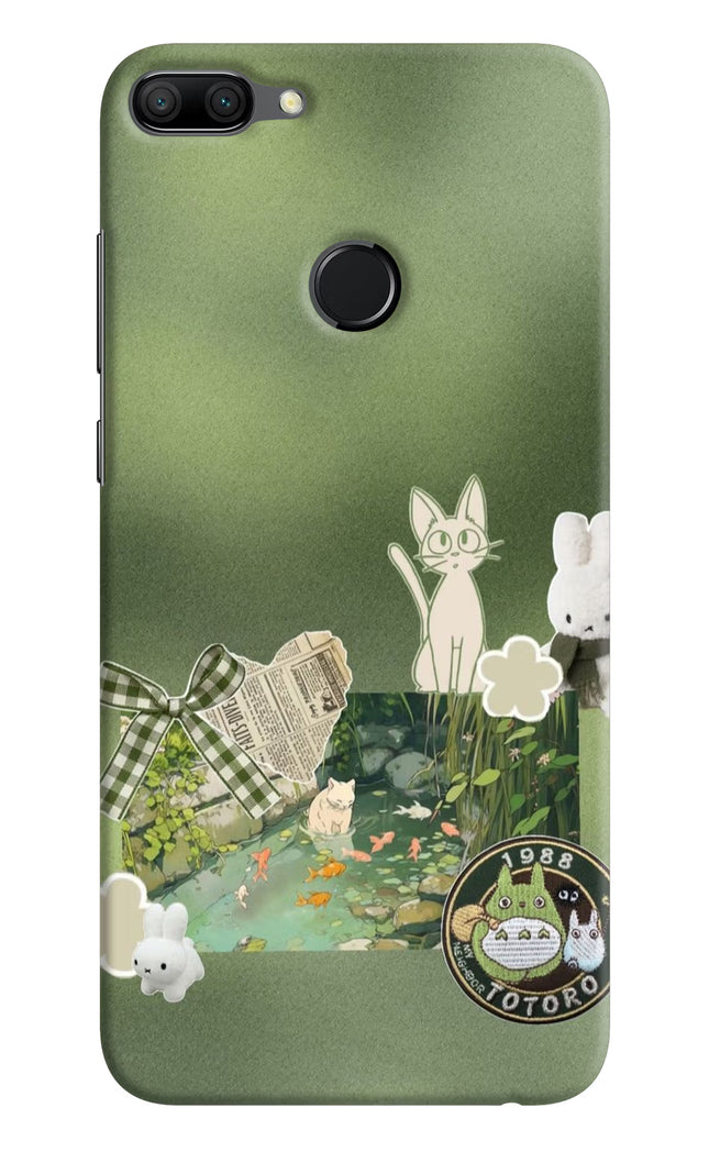 Aesthetic anime Honor 9N Hard Case Back Cover by Casekaro