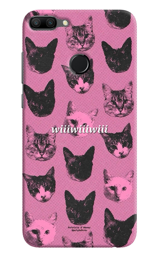 Pink Cats Honor 9N Hard Case Back Cover by Casekaro