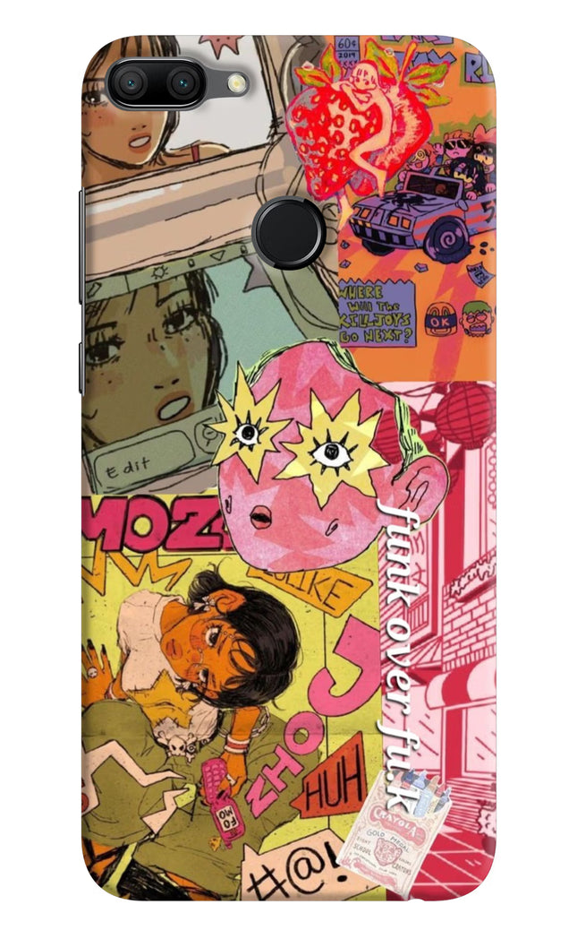 Funkover Honor 9N Hard Case Back Cover by Casekaro