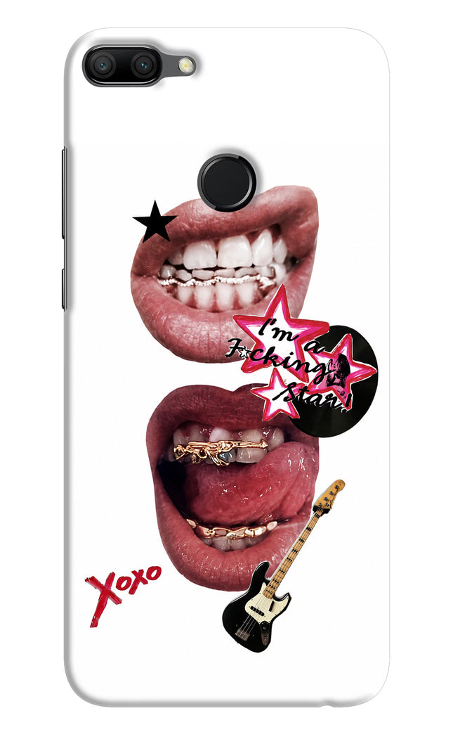 Rockstar Honor 9N Hard Case Back Cover by Casekaro