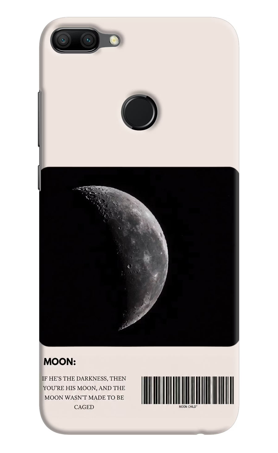 Moon Phase Honor 9N Back Cover, Hard case