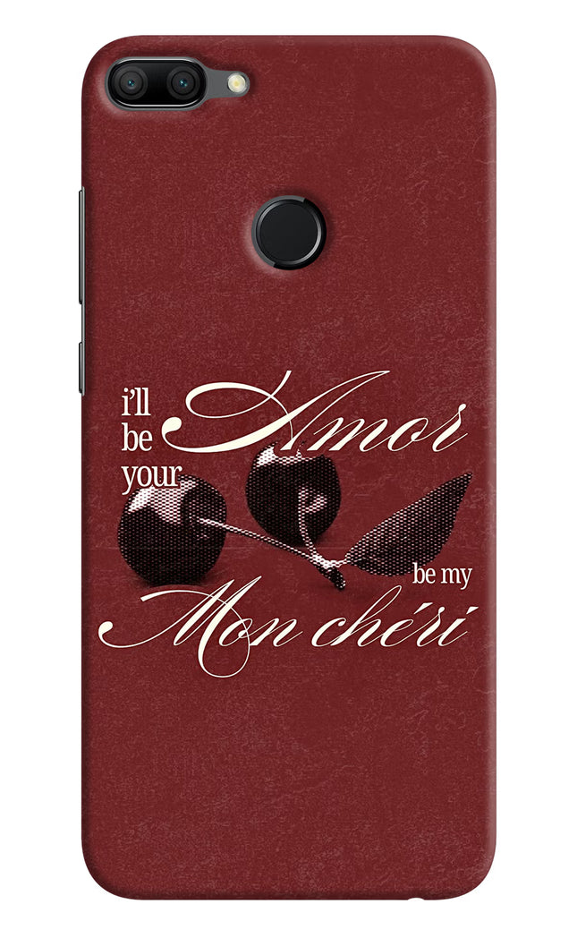 Velvet Cherry Honor 9N Hard Case Back Cover by Casekaro