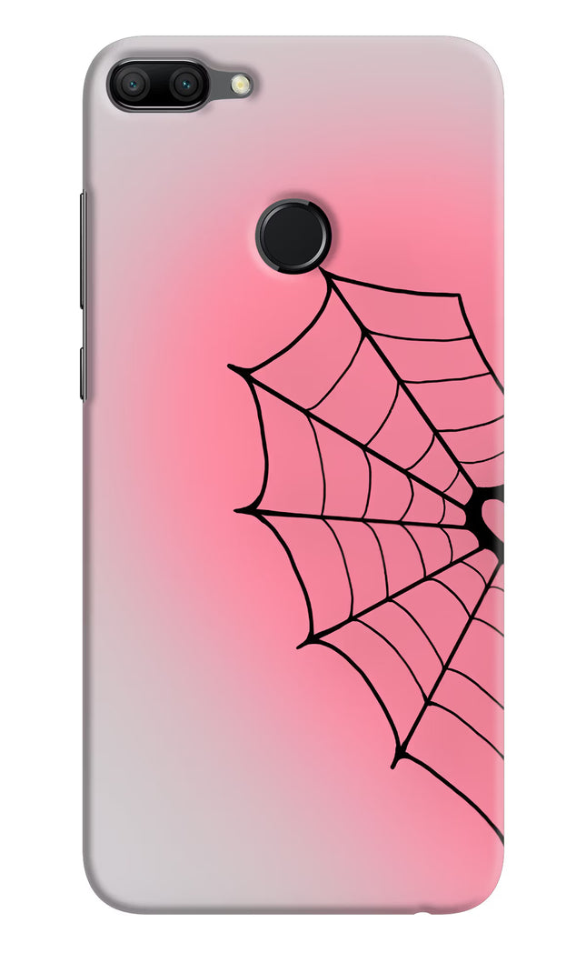 Pink Web Honor 9N Hard Case Back Cover by Casekaro