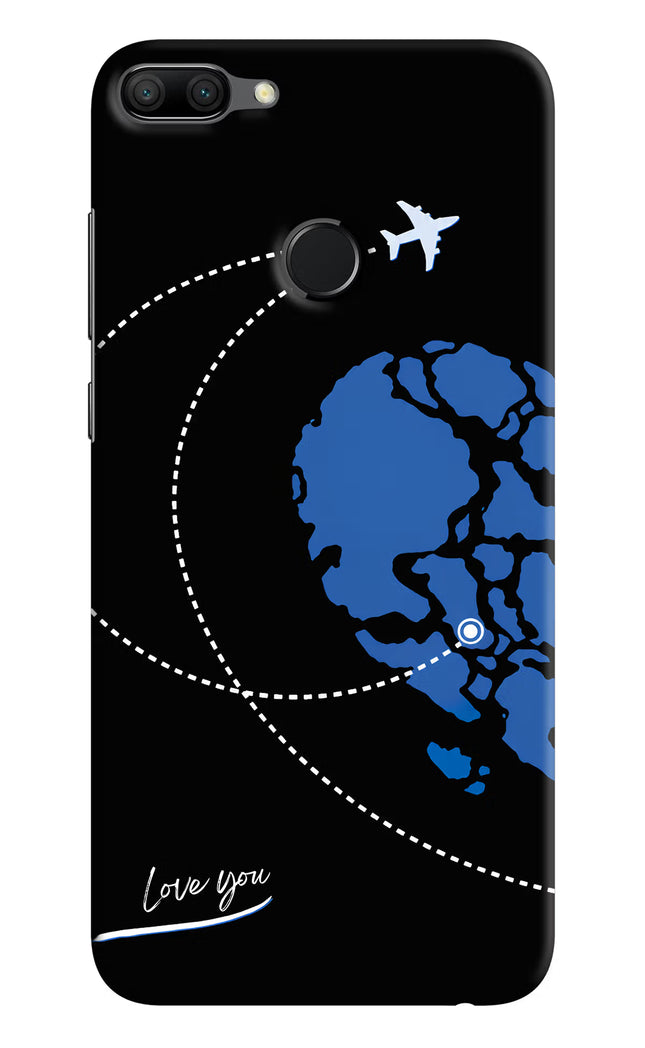 Love Orbit Honor 9N Hard Case Back Cover by Casekaro