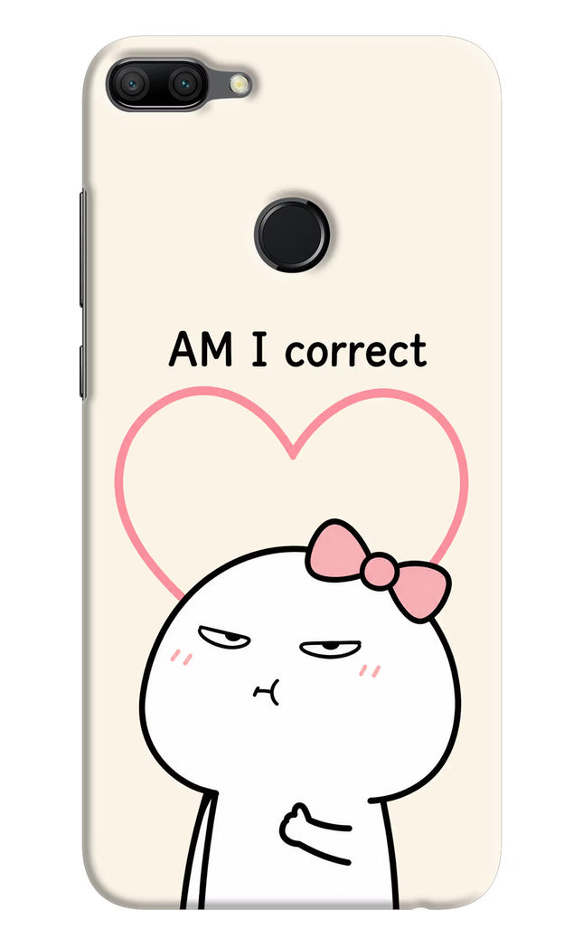 Always Right Honor 9N Hard Case Back Cover by Casekaro