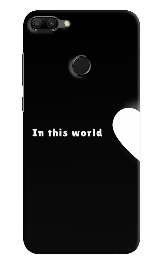 This World Honor 9N Hard Case Back Cover by Casekaro