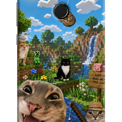 Minecraft Cat Chaos Honor 9N Hard Case Back Cover by Casekaro