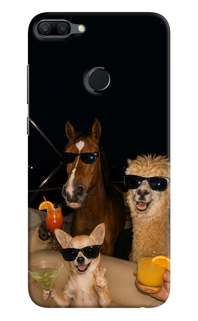 Party Squad Honor 9N Hard Case Back Cover by Casekaro
