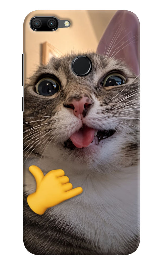 Silly Cat Call Honor 9N Hard Case Back Cover by Casekaro