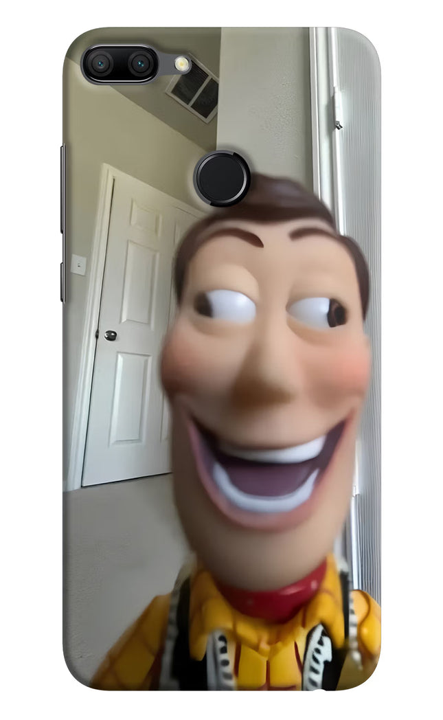 Side Eye Woody Honor 9N Hard Case Back Cover by Casekaro