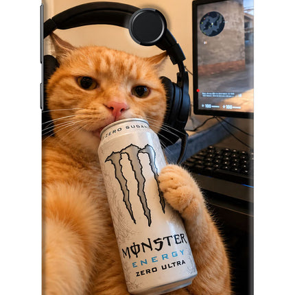 Gamer Cat Energy Honor 9N Hard Case Back Cover by Casekaro