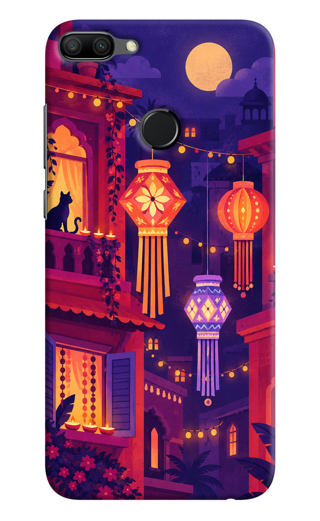 Lantern Lane Honor 9N Hard Case Back Cover by Casekaro