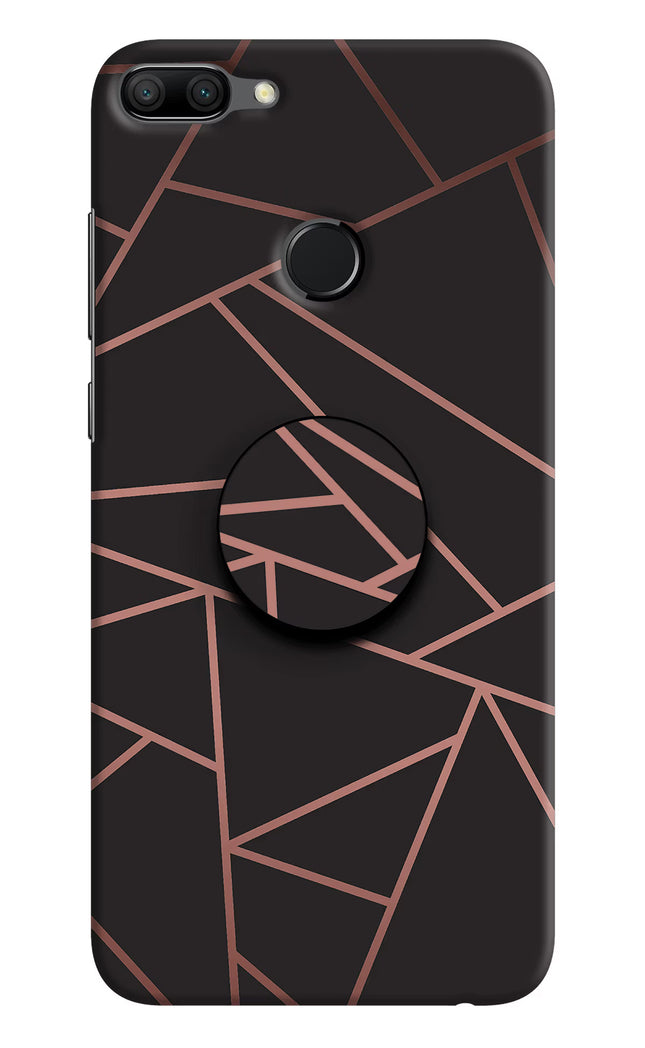 Geometric Pattern Honor 9N Pop Case by Casekaro