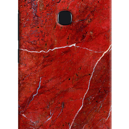 Red Marble Design Vivo Y83 Hard Case Back Cover by Casekaro
