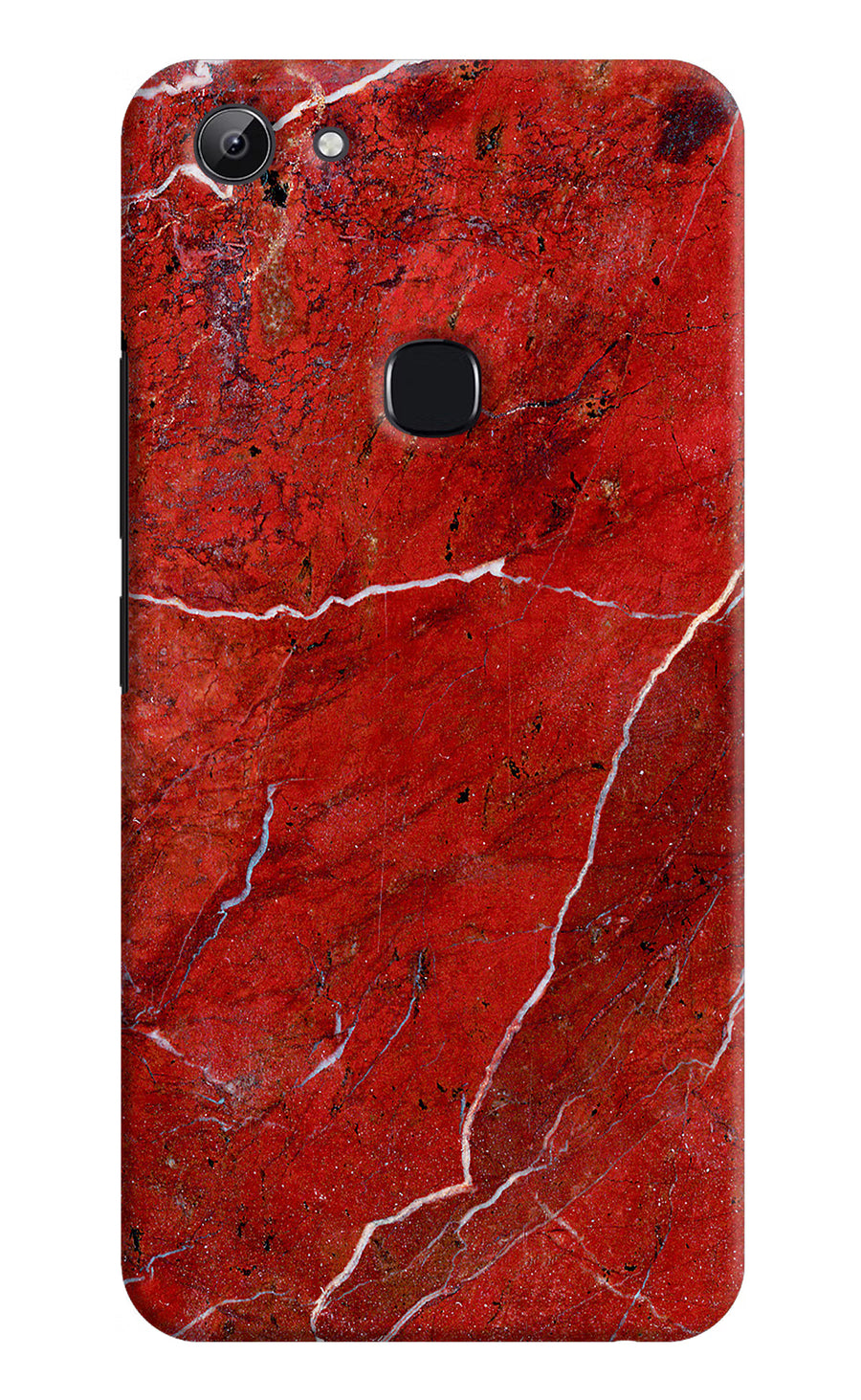 Red Marble Design Vivo Y83 Back Cover, Hard case