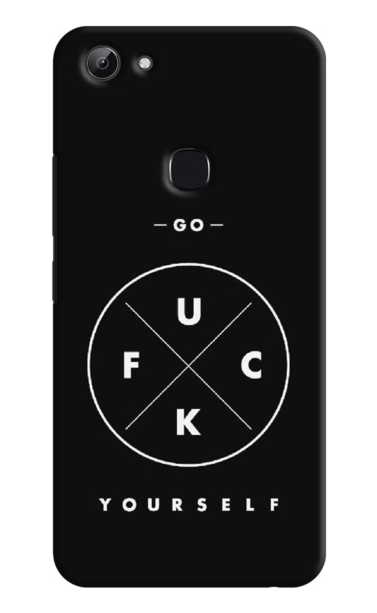 Go Fuck Yourself Vivo Y83 Hard Case Back Cover by Casekaro