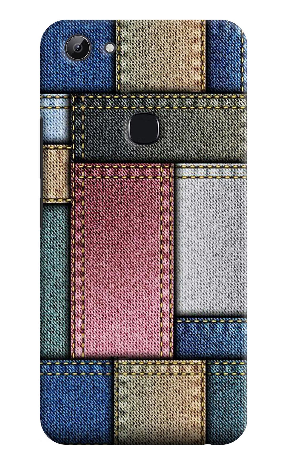 Multicolor Jeans Vivo Y83 Hard Case Back Cover by Casekaro
