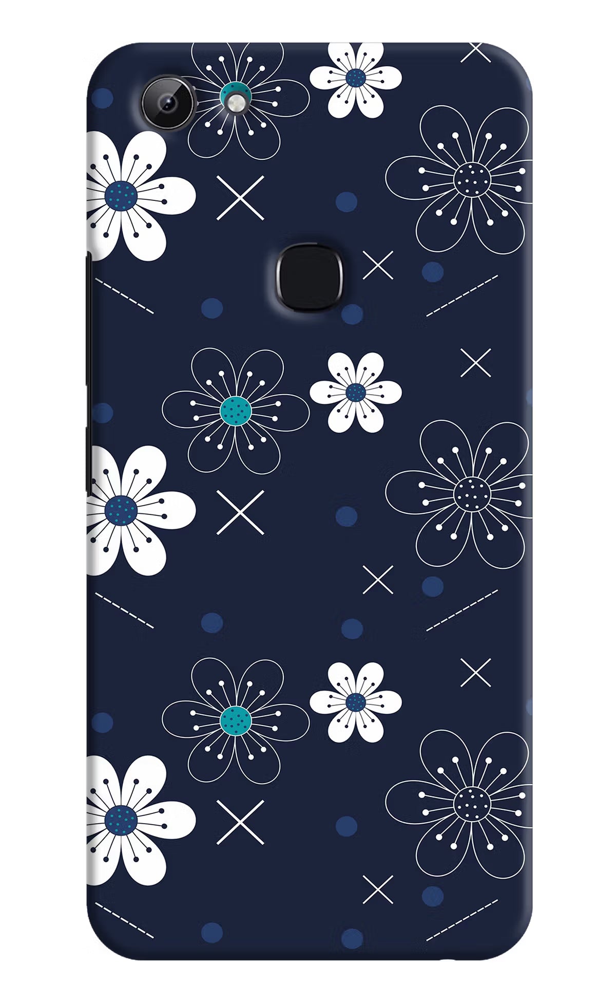 Flowers Vivo Y83 Hard Case Back Cover by Casekaro