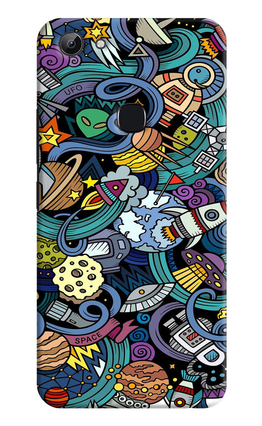 Space Abstract Vivo Y83 Hard Case Back Cover by Casekaro