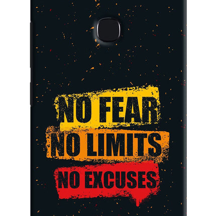 No Fear No Limits No Excuse Vivo Y83 Hard Case Back Cover by Casekaro