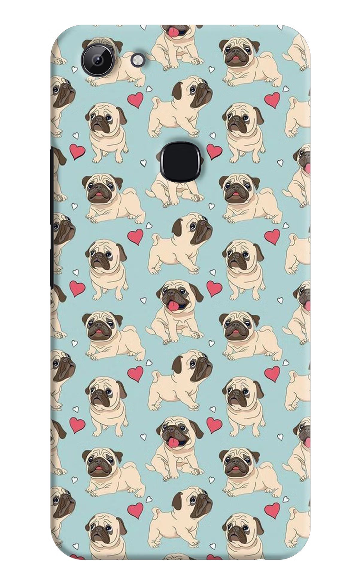 Pug Dog Vivo Y83 Hard Case Back Cover by Casekaro