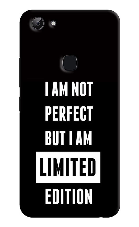 I Am Not Perfect But I Am Limited Edition Vivo Y83 Hard Case Back Cover by Casekaro