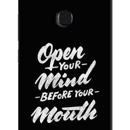 Open Your Mind Before Your Mouth Vivo Y83 Hard Case Back Cover by Casekaro