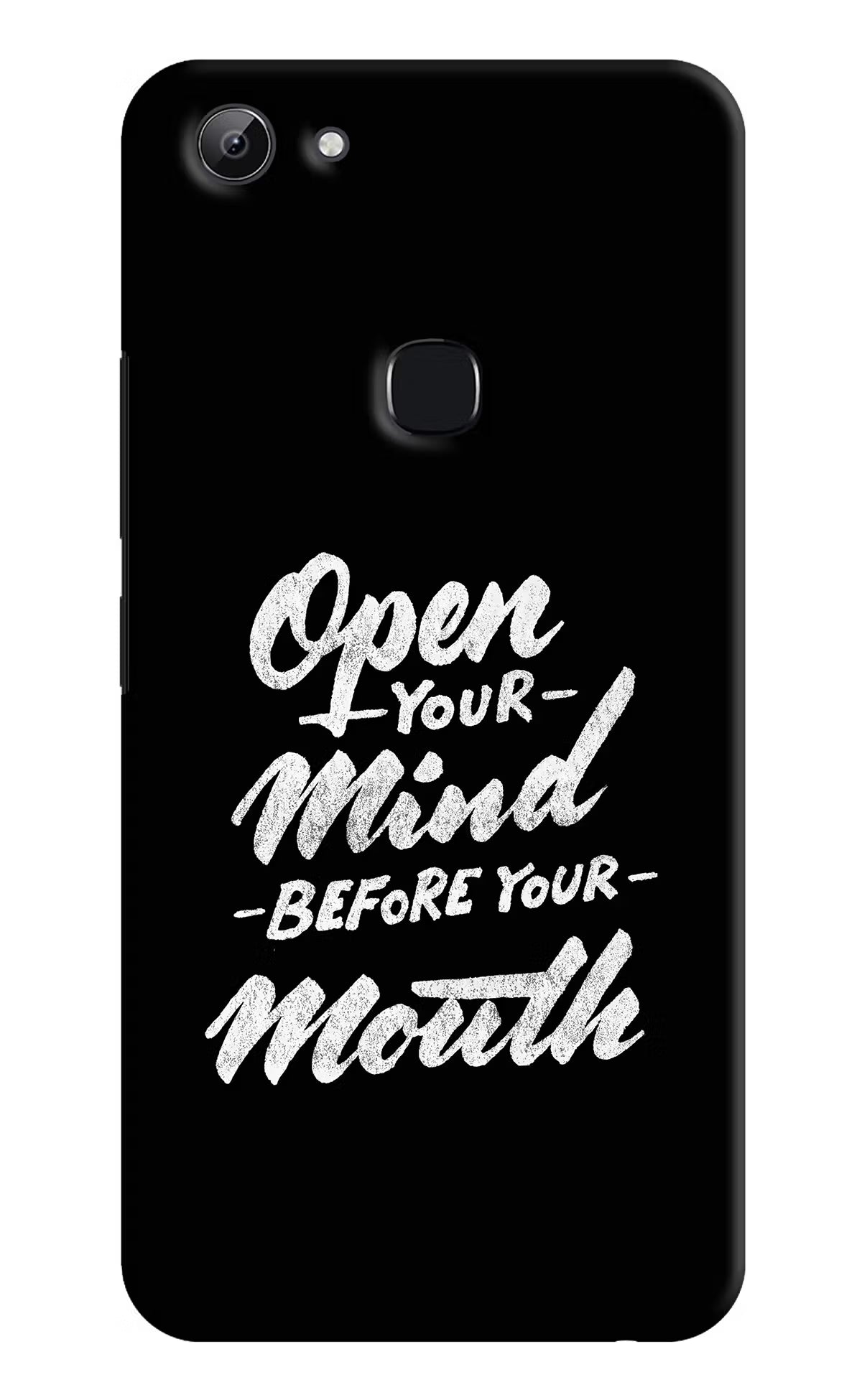 Open Your Mind Before Your Mouth Vivo Y83 Hard Case Back Cover by Casekaro