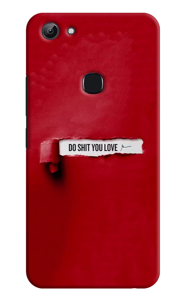 Do Shit You Love Vivo Y83 Hard Case Back Cover by Casekaro