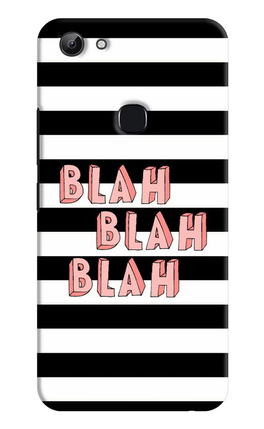 Blah Blah Blah Vivo Y83 Hard Case Back Cover by Casekaro