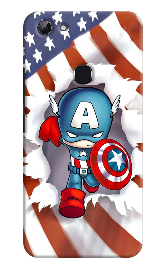 Captain America Vivo Y83 Hard Case Back Cover by Casekaro