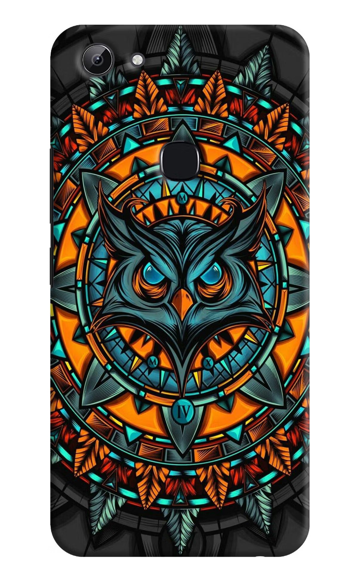 Angry Owl Art Vivo Y83 Hard Case Back Cover by Casekaro