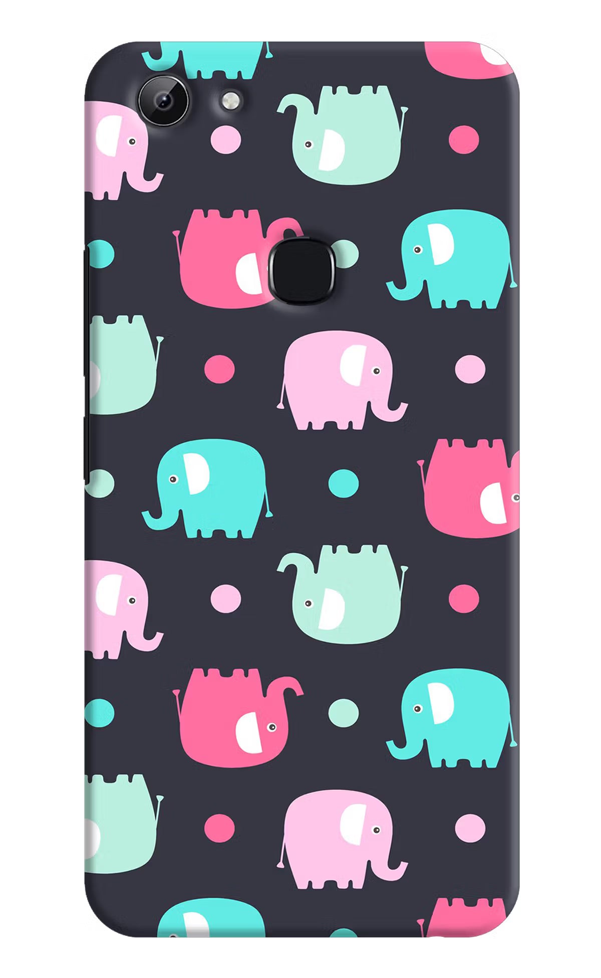 Elephants Vivo Y83 Hard Case Back Cover by Casekaro