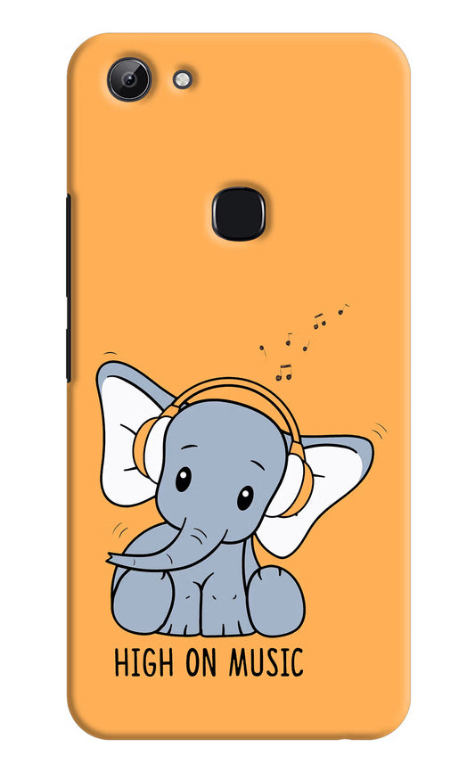 High On Music Vivo Y83 Hard Case Back Cover by Casekaro