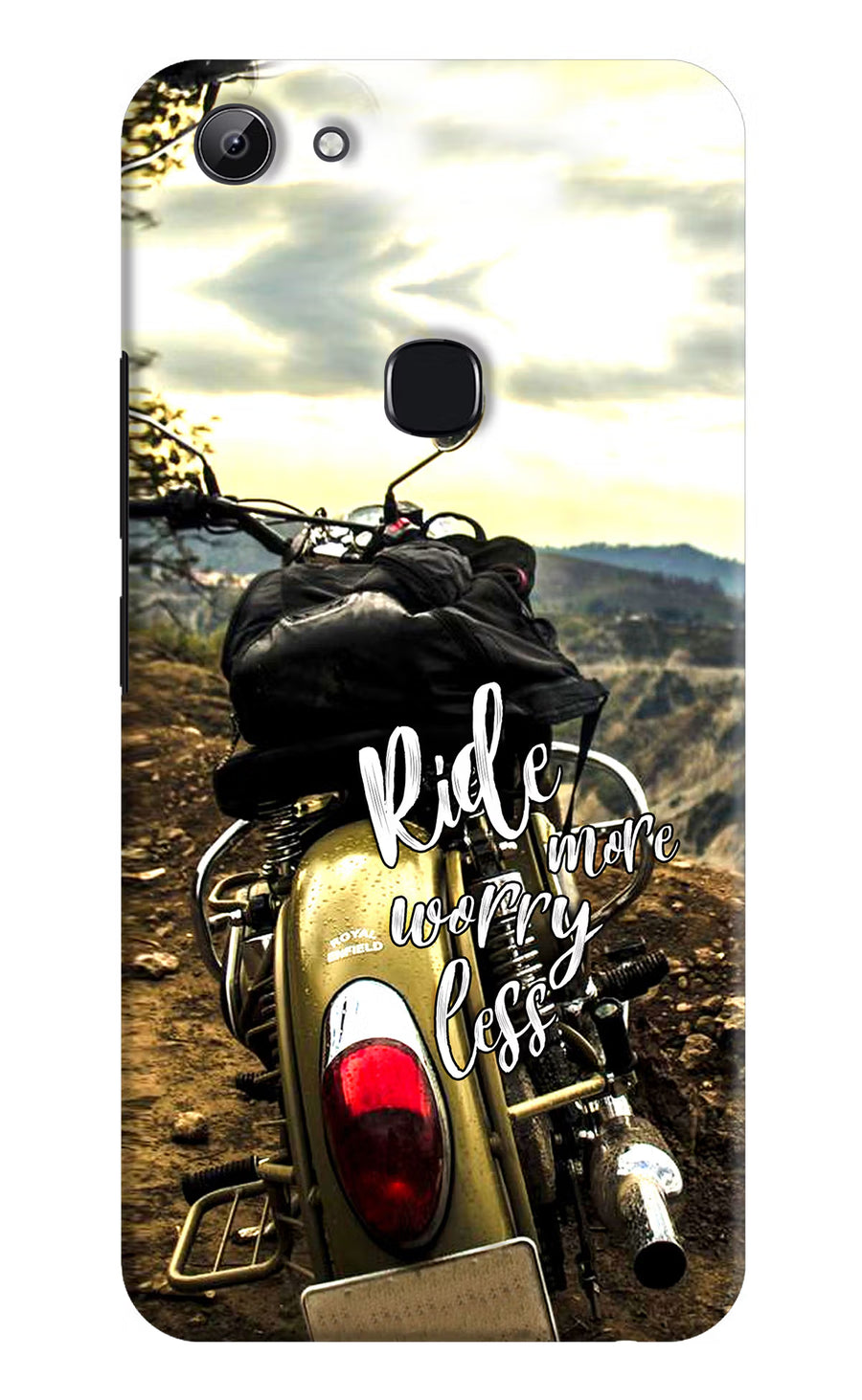 Ride More Worry Less Vivo Y83 Back Cover, Hard case