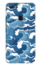 Blue Waves Vivo Y83 Hard Case Back Cover by Casekaro