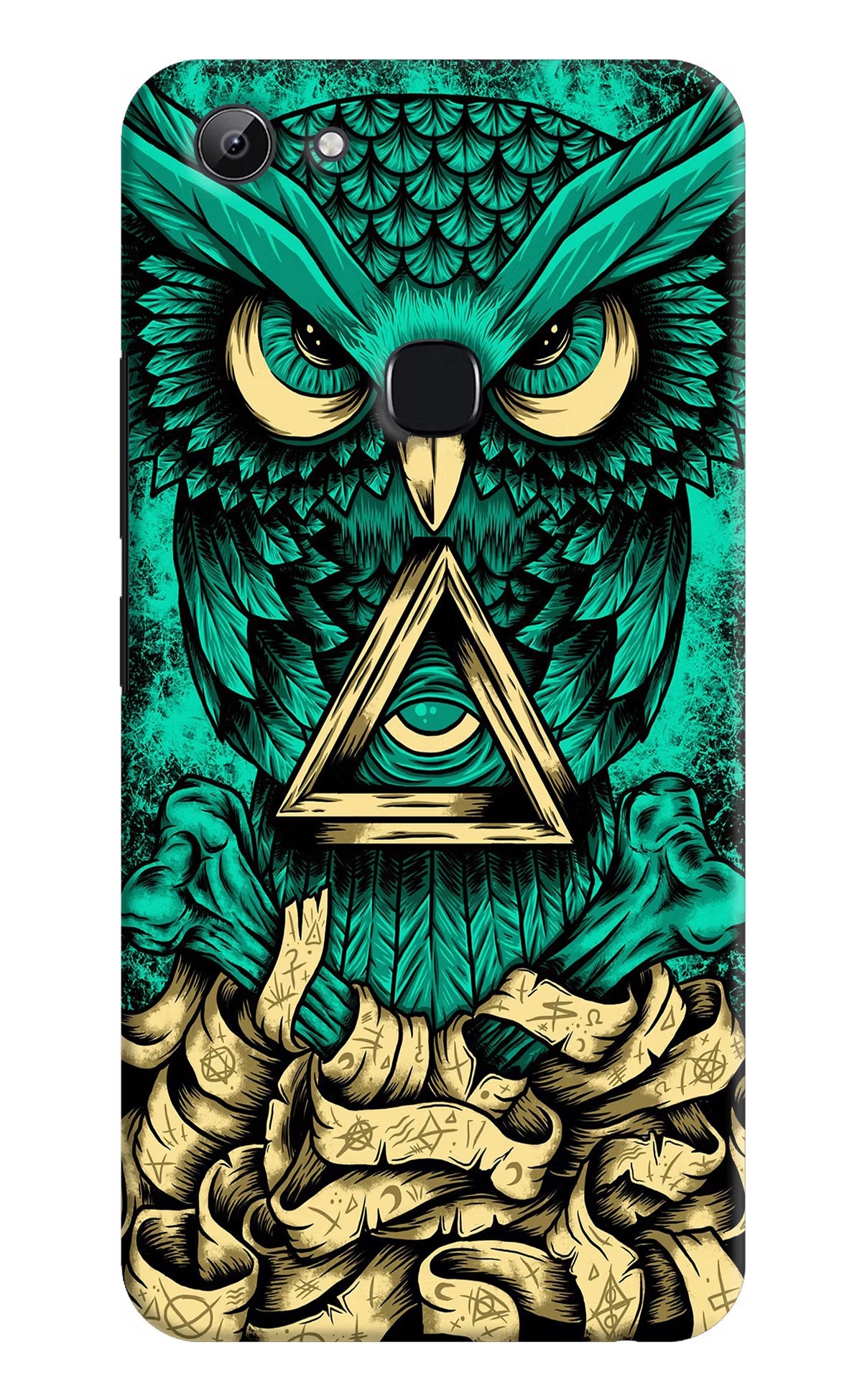 Green Owl Vivo Y83 Hard Case Back Cover by Casekaro